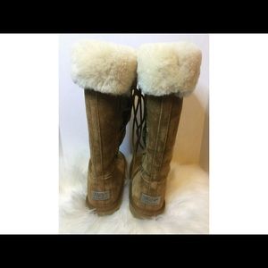 UGG Chestnut Upside Tall Boot Suede Size 7